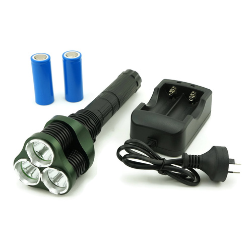 Rechargeable High Power 1500 Lumens 3 x CREE XML LED Torch Flash Light