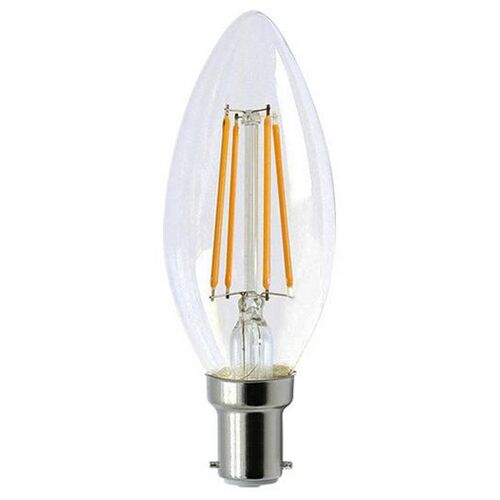 4W Warm White LED Filament Candle Light Bulb - B15 Base