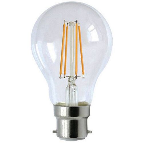 8W Cool White LED Filament Light Bulb - B22 Base
