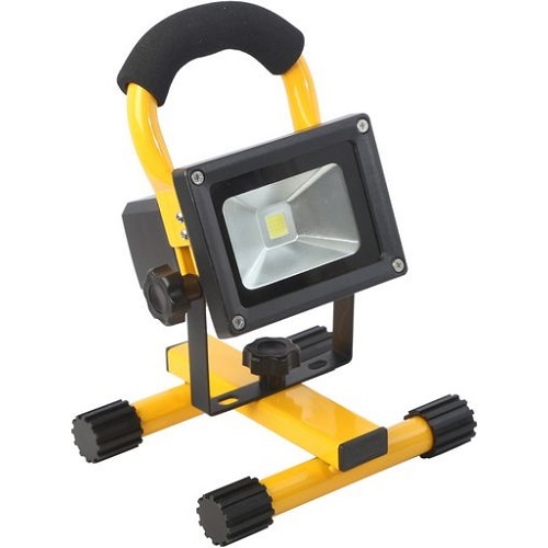 10W IP65 Portable Rechargeable LED Work Light - Cool White
