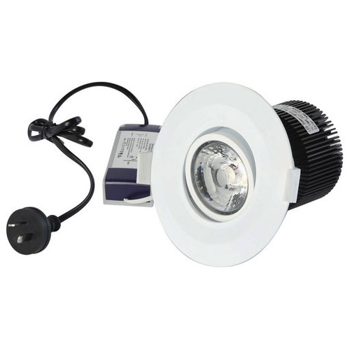 10W Dimmable 5000K Daylight White LED Gimbal  Down Light 30°