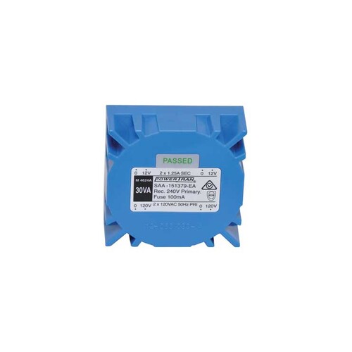12 + 12 PCB 30VA Toroidal Transformer