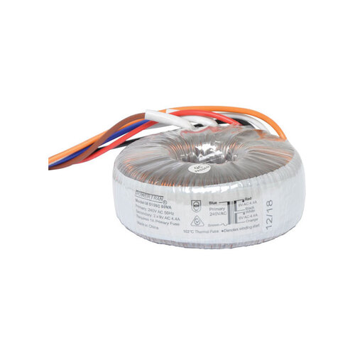 9 + 9 80VA Toroidal Transformer