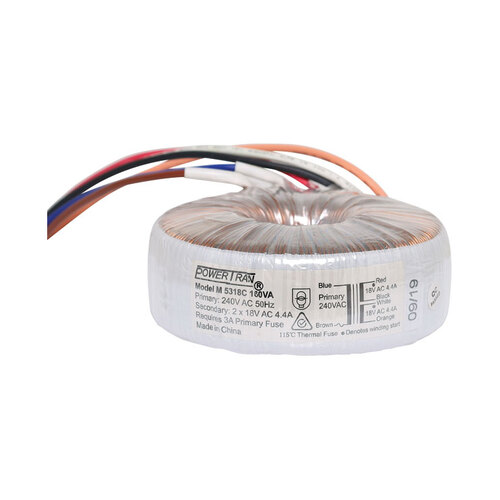 18 + 18 160VA Toroidal Transformer