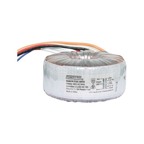  25 + 25 500VA Toroidal Transformer