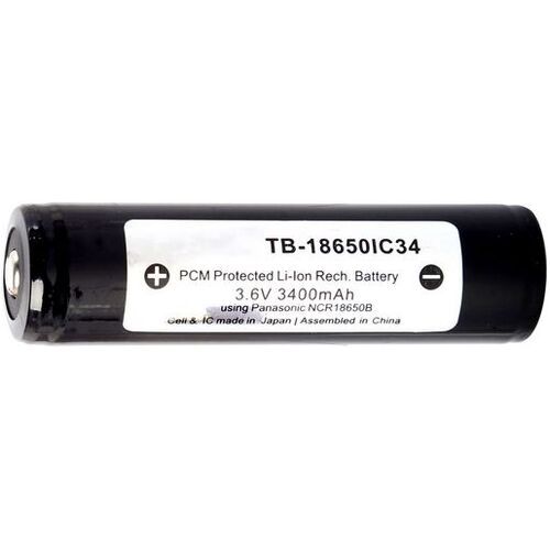 18650 3400mAh Li-ion Rechargeable Battery with PCM