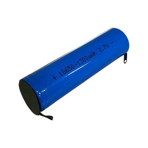 18650 3.7V 1300mAh Li-ion Rechargeable Battery with Solder Tab
