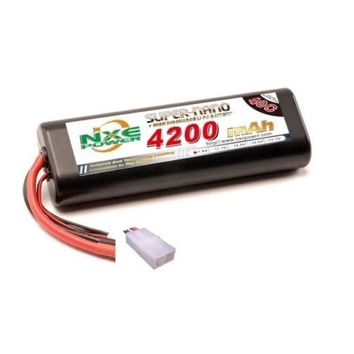 7.4V 4200mAh LiPo 2S Battery Pack with Tamiya Connector