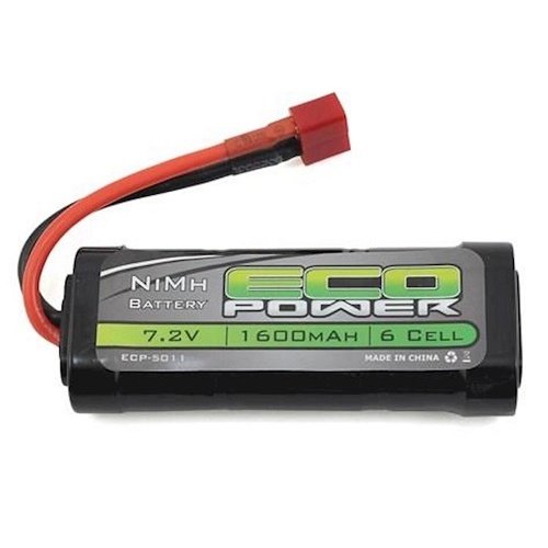 7.2V 1600mAh Ni-Mh 2/3A Stick Battery Pack with Deans Connector