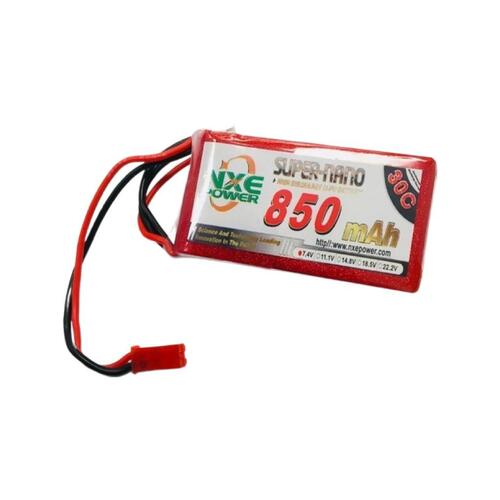 7.4V 850mAh LiPo 2S Battery Pack with JST Connector
