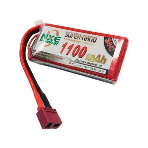 7.4V 1100mAh LiPo 2S Battery Pack with Deans Connector