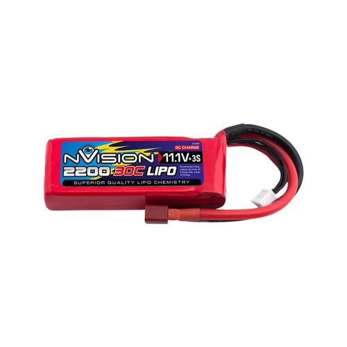 11.1V 2200mAh 3S 30C LiPo Battery Pack with Deans Connector