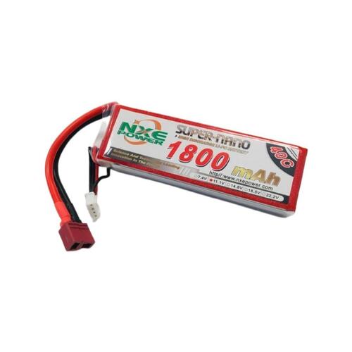 11.1V 1800mAh LiPo 3S Battery Pack with Deans Connector