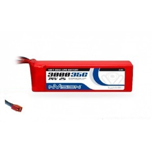 7.4V 3000mAh 35C LiPo 2S Battery Pack with Deans Connector