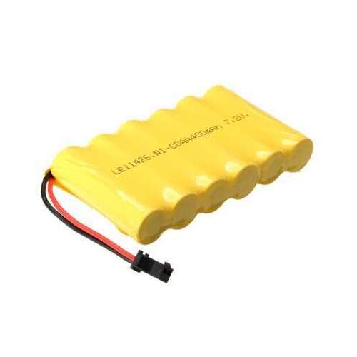 7.2V 400mAh Ni-Cad Battery Pack with SM 2 Pin Connector