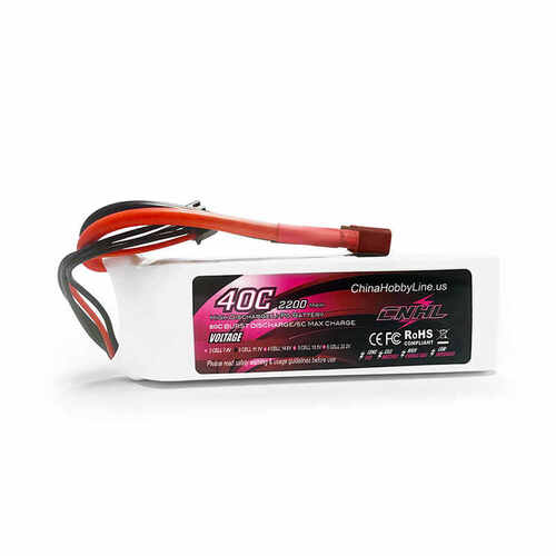 11.1V 2200mAh 3S 40C LiPo Battery with Deans Plug