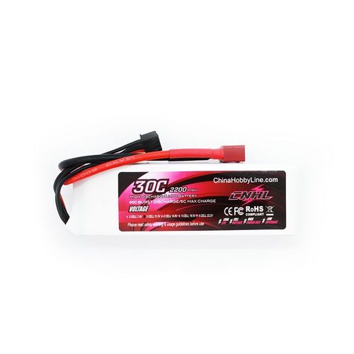 11.1V 2200mAh 3S 30C LiPo Battery with Deans Plug