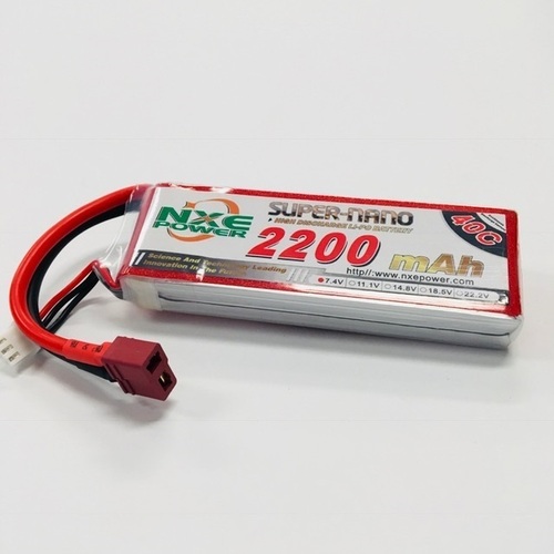 7.4V 2200mAh LiPo Battery Pack with Deans Connector