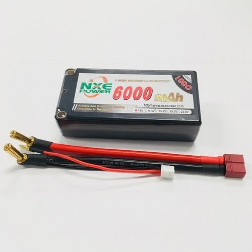 7.6V 6000mAh LiPo Battery Pack with Deans Connector