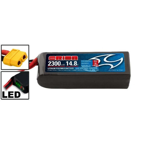 14.8V 2300mAh 55C LiPo Rechargeable Battery with XT60 Connector