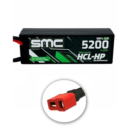 7.4V 5200mAh 2S 150C Li-Po Battery with Deans Plug