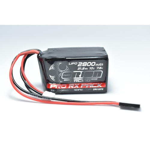 7.6V 2800mAh Racing Li-Po Hump Receiver Battery with Futaba Connector