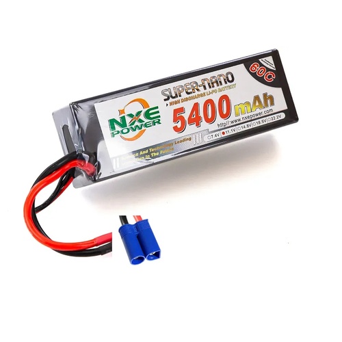 11.1V 5400mAh 3S 60C Li-Po Battery with EC5 Connector
