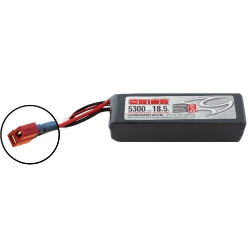 18.5V 5300mAh 5S 50C Li-Po Battery with Deans Plug