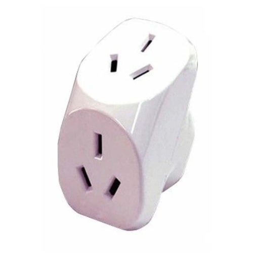240V AC Mains Double Adaptor
