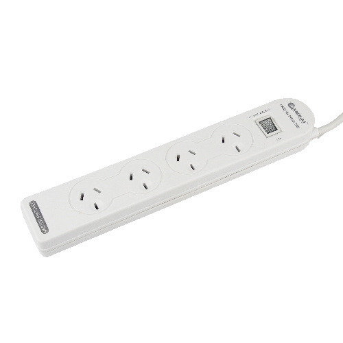 4 Outlet Mains Power Board with Master Switch