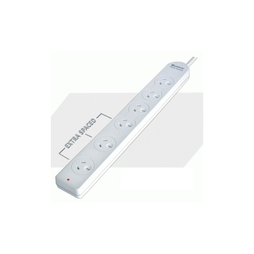 6 Way Mains Power Board with Overload Protection