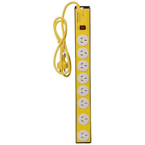 Heavy Duty 8 Outlet Metal Power Board