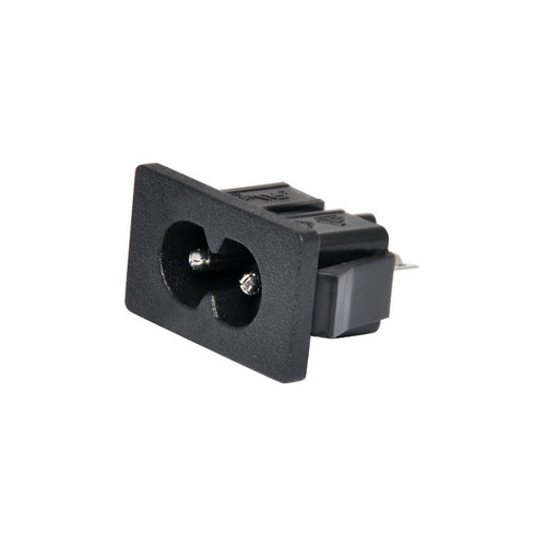 C8 IEC Fig 8 2.5A Snap-In Chassis Mains Socket