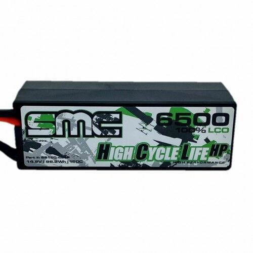 14.8V 6500mAh 150C Hardcase LiPo Battery with XT90 Connector