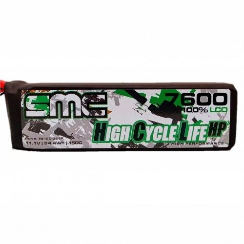 11.1V 7600mAh 150C Li-Po Battery with Traxxas Connector