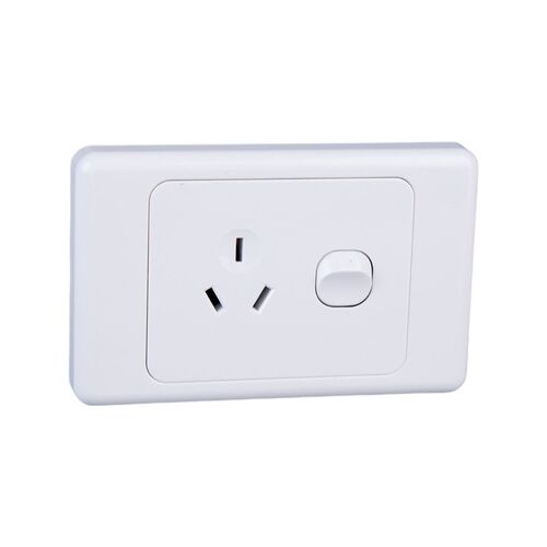 10 x 10A Horizontal Power Point GPO with Switch
