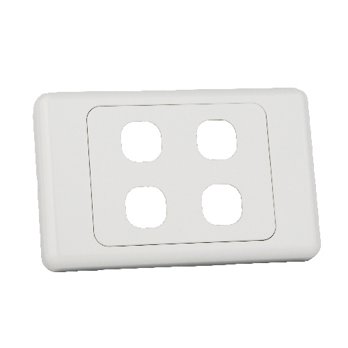 CLIPSAL® Compatible 4 Gang Wall Plate 