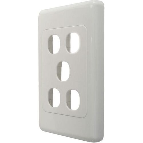 CLIPSAL® Compatible 5 Gang Wall Plate