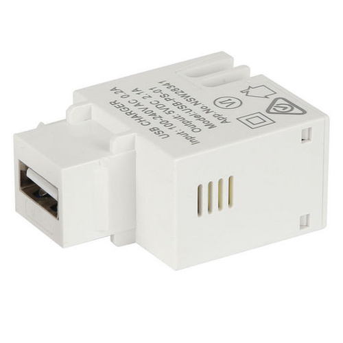 2.1A USB Charge Socket Module for Wall Plates