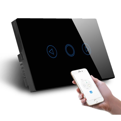 Smart Zigbee Black Dimmer Wall Switch