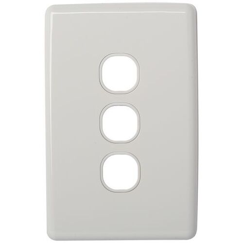 CLIPSAL® Compatible Classic 3 Gang Wall Plate