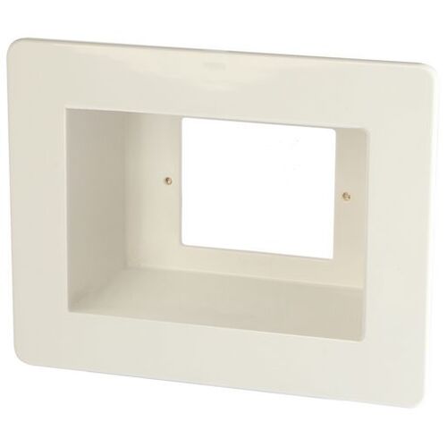 Recessed Wall Plate Mount with 2 Inserts