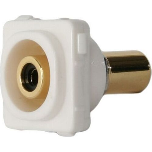 Black RCA Flush Socket Insert - CLIPSAL® Compatible
