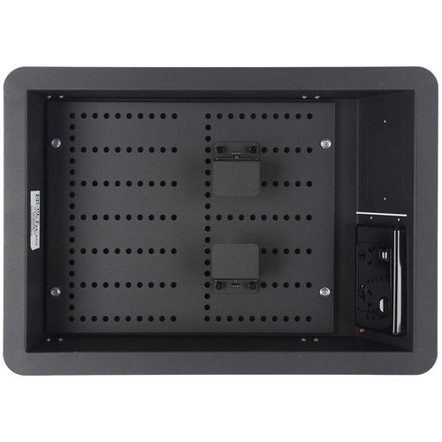 Recessed Wall Box w/ Double GPO or Brushed Wall Plate