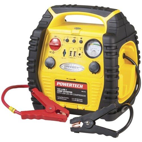 12V 17Ah Jump Starter with Air Compressor USB LED light