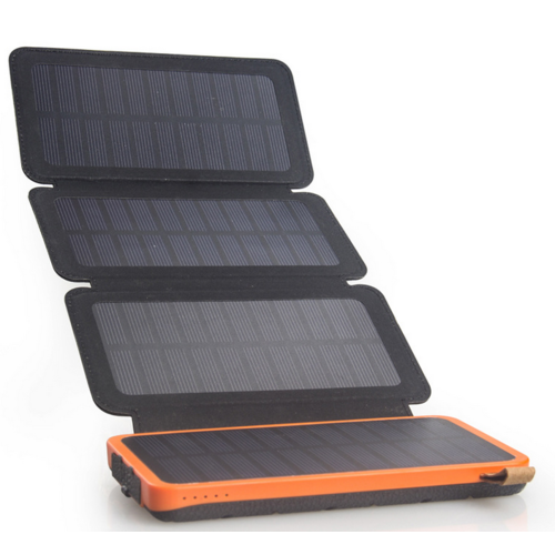 16,000mAh 4 x  Folding Solar Panel Power Bank 