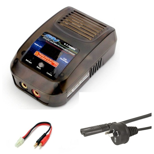 240V 20W Li-Po & Li-ion Balance Charger for 2s, 3s and 4s TAMIYA Battery packs