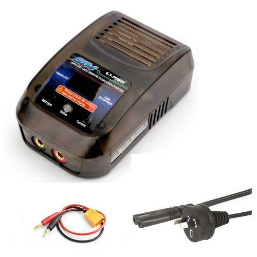 240V 20W Li-Po & Li-ion Balance Charger for 2s, 3s and 4s XT90 Battery packs