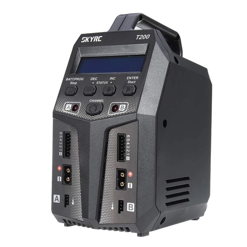 SkyRC T200 12A AC/DC Dual Battery Balance Charger 
