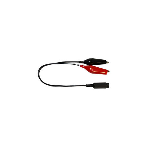 2.1mm DC Socket to Red & Black Alligator Clips Lead